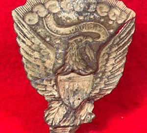 Federal "Jeff Davis" Hat Plate