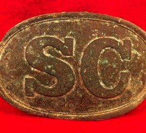 South Carolina Belt Buckle - Very Rare - Published