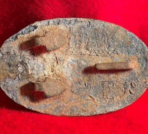 US Belt Buckle - Personalized with Carved Initials & Company