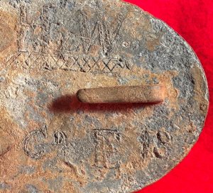 US Belt Buckle - Personalized with Carved Initials & Company