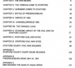 Stafford County in the Civil War - Numbered and Signed