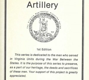 "The Fredericksburg Artillery" - Numbered and Signed