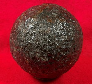 Pre-Civil War Solid Shot Cannonball - Revolutionary War - War of 1812