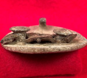 US Waist Belt Buckle - Flat Bottom "U" - 15th Mass. Infantry - High Quality