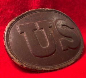 US Belt Buckle - Belt Leather Piece - Bloody Angle 