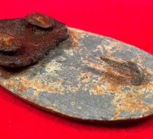 US Belt Buckle - Belt Leather Piece - Bloody Angle 