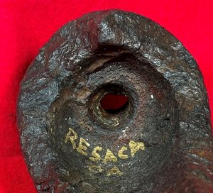 Federal 20-Pounder Parrott Shell Nose Portion - Resaca, GA