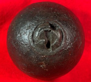 Federal12-Pounder Case-Shot with Bormann Time Fuze
