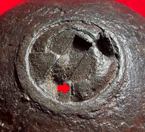 Federal12-Pounder Case-Shot with Bormann Time Fuze