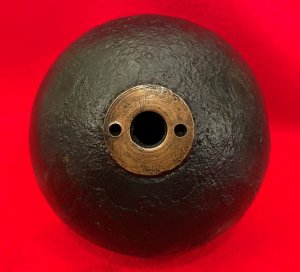 Confederate 12 Pounder Side-Loader Case Shot w/ Iron Side-Plug - High Quality