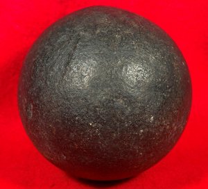 12-Pounder Solid Shot Cannonball