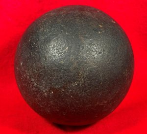 12-Pounder Solid Shot Cannonball