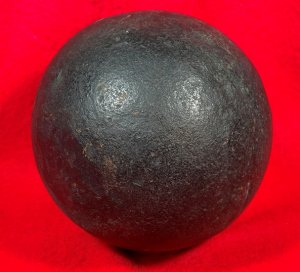 12-Pounder Solid Shot Cannonball