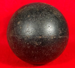 Confederate 12 Pounder Shell Cannonball - Polygonal Cavity