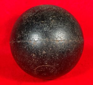Confederate 12 Pounder Shell Cannonball - Polygonal Cavity