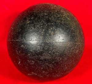 Confederate 12 Pounder Shell Cannonball - Polygonal Cavity