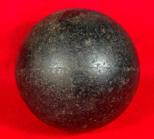 Confederate 12 Pounder Shell Cannonball - Polygonal Cavity