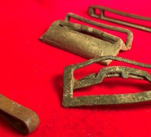 Federal Four-Piece Rifleman's Buckle - Assembled From Three Different Sites