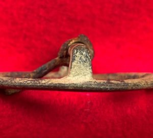 Cast Brass Round Buckle - Totopotomoy, VA 