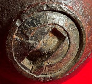 Federal 6-Pounder Case-Shot Shell with Unpunched Bormann Time Fuze