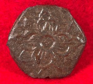 Cast Soft Metal Coat Button - Water Find