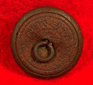 Confederate Infantry Coat Button - Lined I