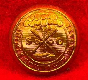 South Carolina State Seal Coat Button