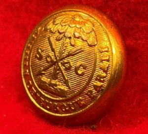 South Carolina State Seal Coat Button