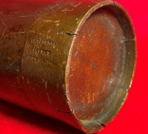 Federal 3-inch Absterdam Shell with Patent Date & Initials