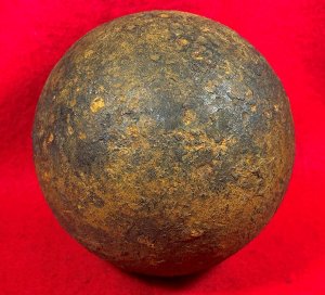 12-Pounder Solid Shot Cannonball