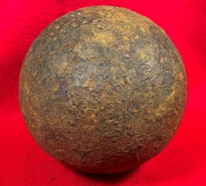 12-Pounder Solid Shot Cannonball