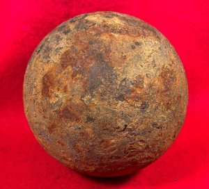 12-Pounder Solid Shot Cannonball