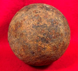 12-Pounder Solid Shot Cannonball