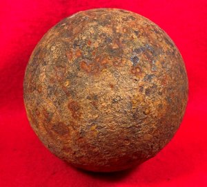 12-Pounder Solid Shot Cannonball