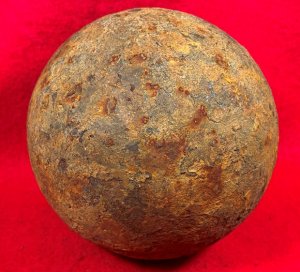 12-Pounder Solid Shot Cannonball