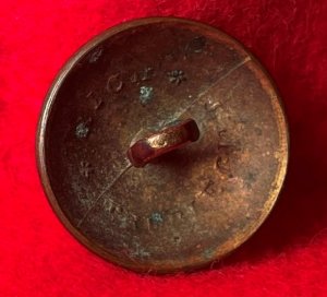 Pre-Civil War Virginia Militia Coat Button - "Soup Bowl" - Rare Non-Excavated