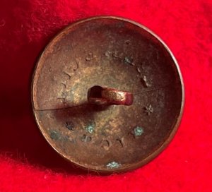 Pre-Civil War Virginia Militia Coat Button - "Soup Bowl" - Rare Non-Excavated