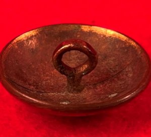Pre-Civil War Virginia Militia Coat Button - "Soup Bowl" - Rare Non-Excavated