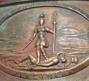 Virginia Sword Belt Buckle
