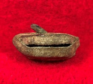 Confederate Artillery Coat Button - Lined A