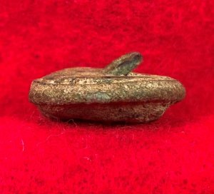 Confederate Artillery Coat Button - Lined A