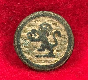 Brass "Lion" Cuff Button