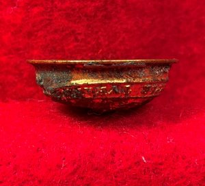 Virginia State Seal Staff Coat Button - Front Only