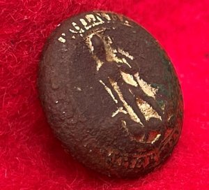 Virginia State Seal Cuff Button