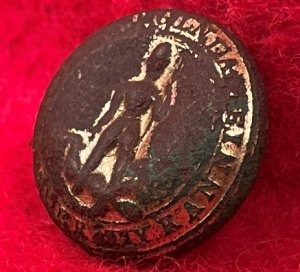 Virginia State Seal Cuff Button