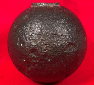 Confederate 12-Pounder Shell with Reamed Bormann Time Fuze