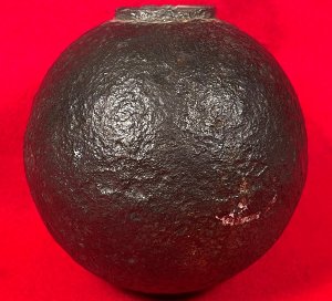 Confederate 12-Pounder Shell with Reamed Bormann Time Fuze