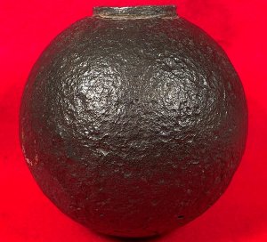 Confederate 12-Pounder Shell with Reamed Bormann Time Fuze