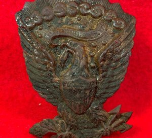 Federal "Jeff Davis" Hat Plate