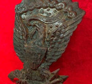 Federal "Jeff Davis" Hat Plate